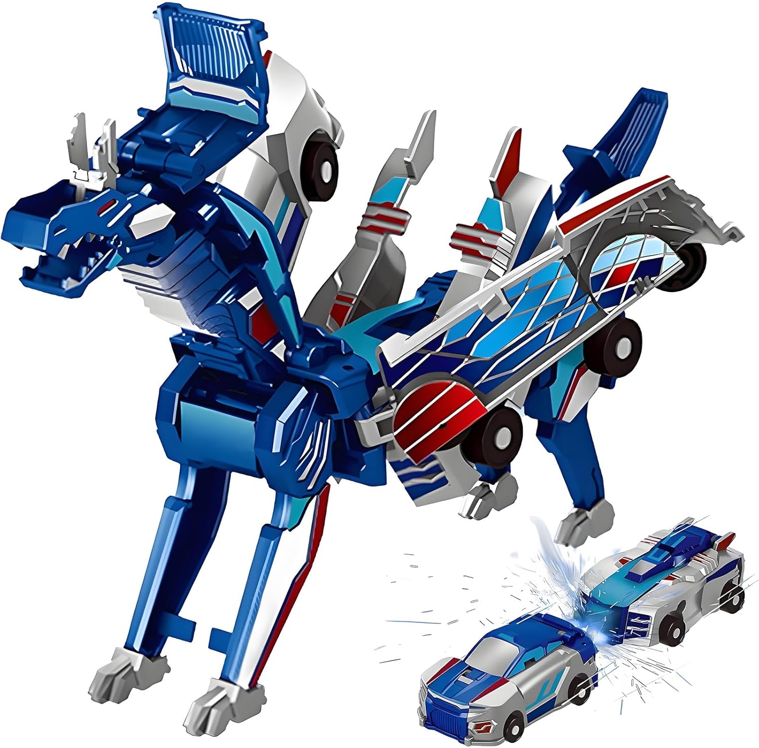 Transforming Car into a Dinosaur – Turbo Dino Model