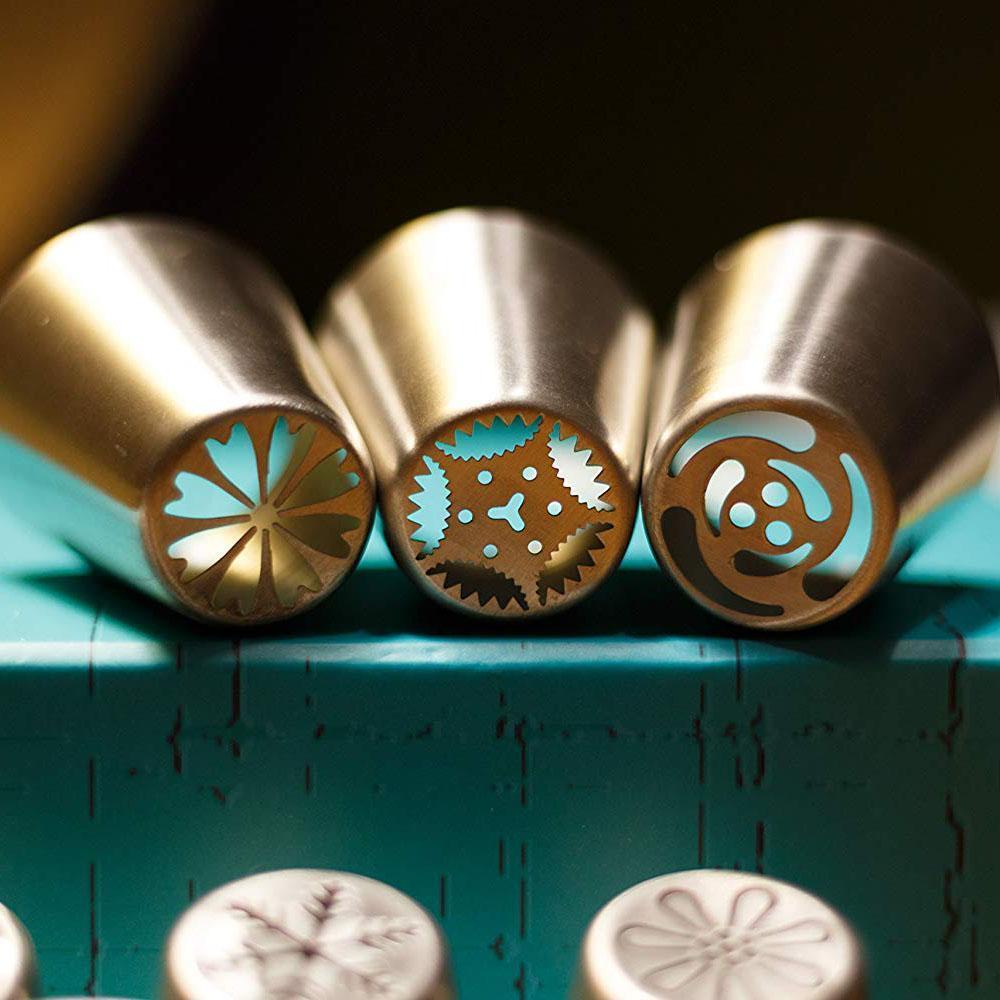 GloriDazzle™ Tulip Nozzle Set — Transform Your Cakes into Stunning Works of Art with Effortless Precision