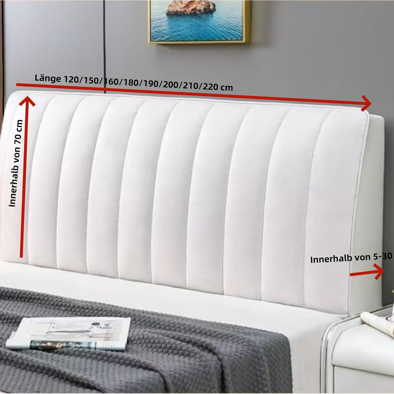 HeadBoard™ Headboard Cover - Protects and Adds Style to Your Bedroom
