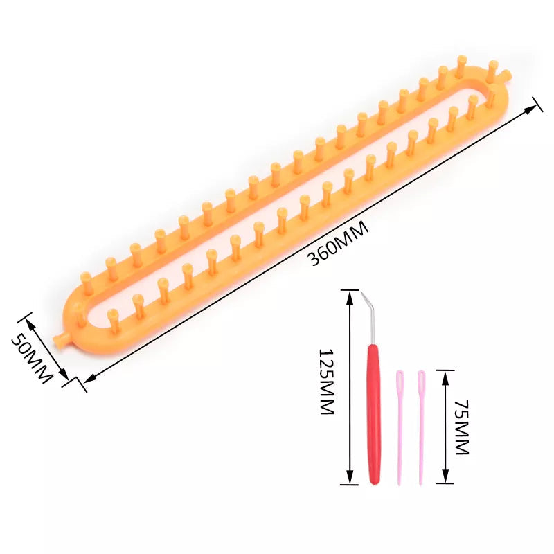 Knitting Loom Without Needles | Easy Wrapping Method | Compact Portable Design | LoopCraft