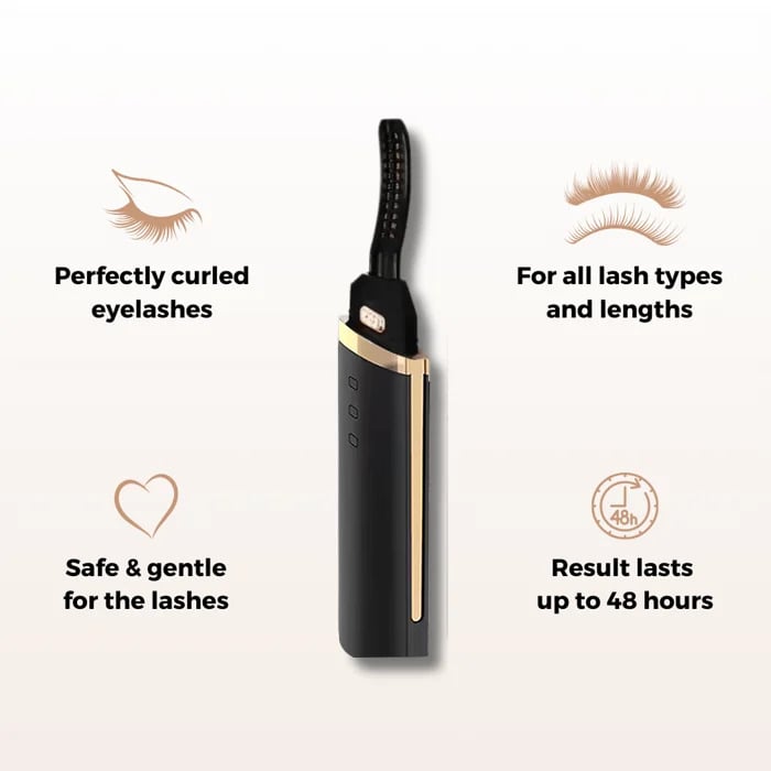 LumiLift™ Heated Lash Curler — Wake Up to Bold, Effortlessly Stunning Lashes That Last All Day
