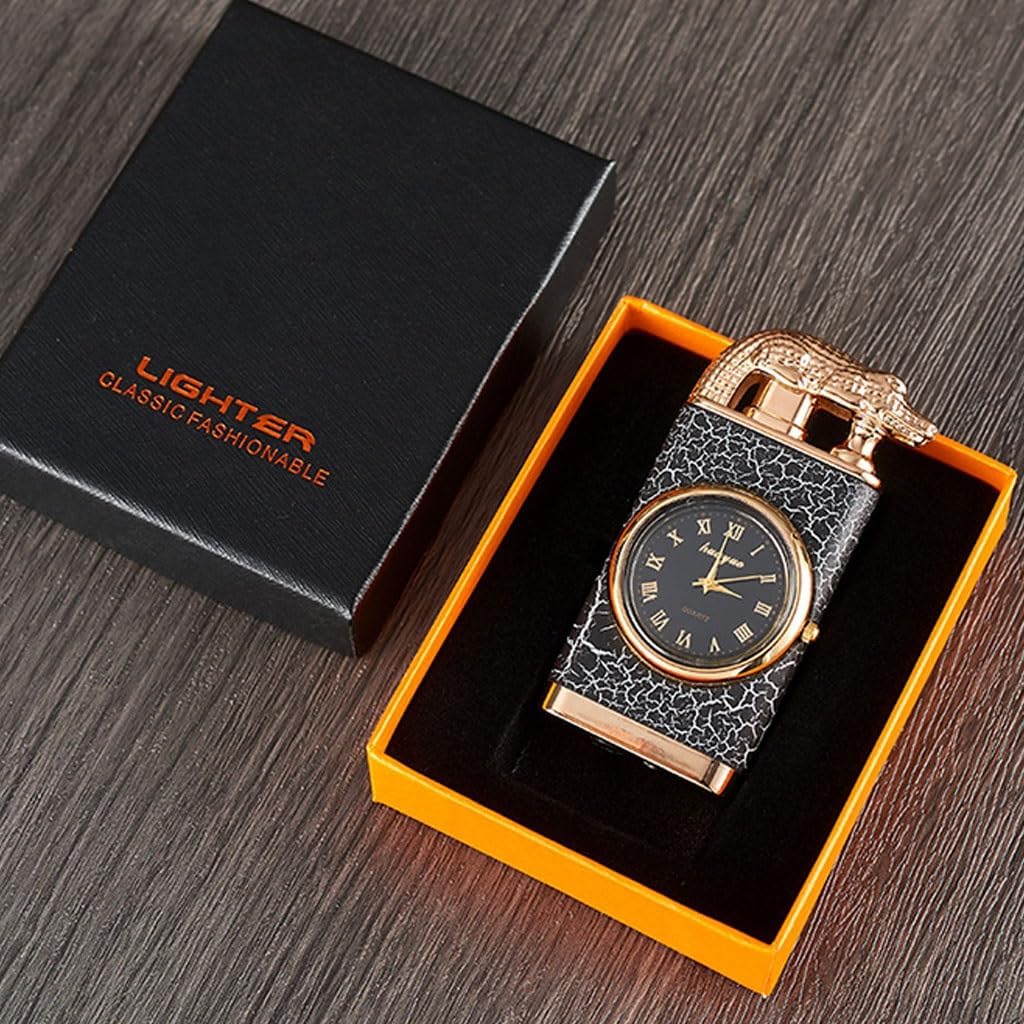 PyraLux™ Croc Flame — Ignite Your Legacy with Time and Power in Hand