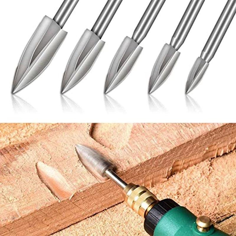 Arvilaro - 5-piece woodcarving drill bit sets