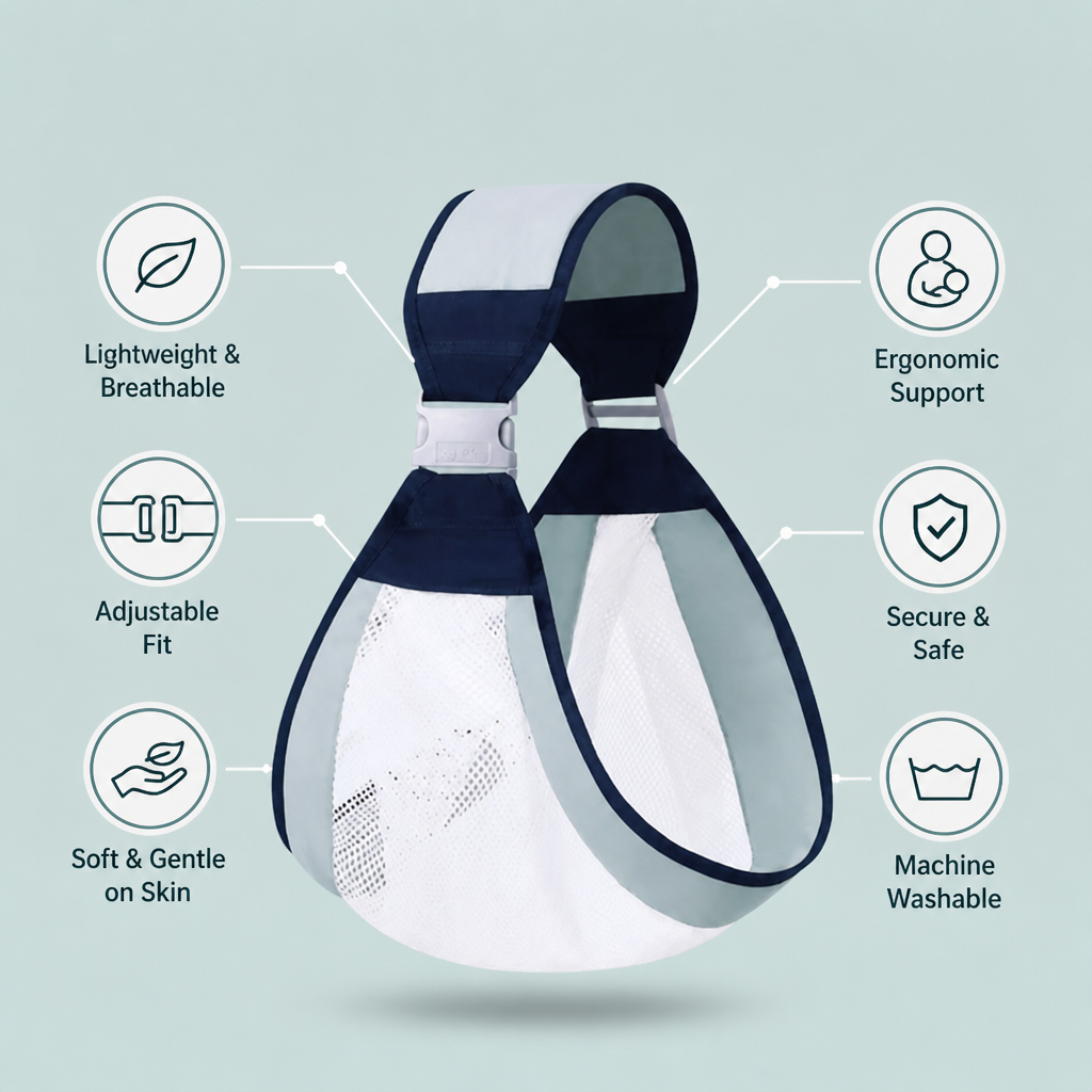 LumaNest™ Sling — Carry Longer, Feel Lighter, Bond Deeper