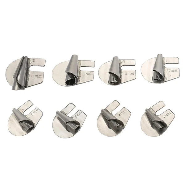 8-Piece Set of Spiral Sewing Foot Attachments