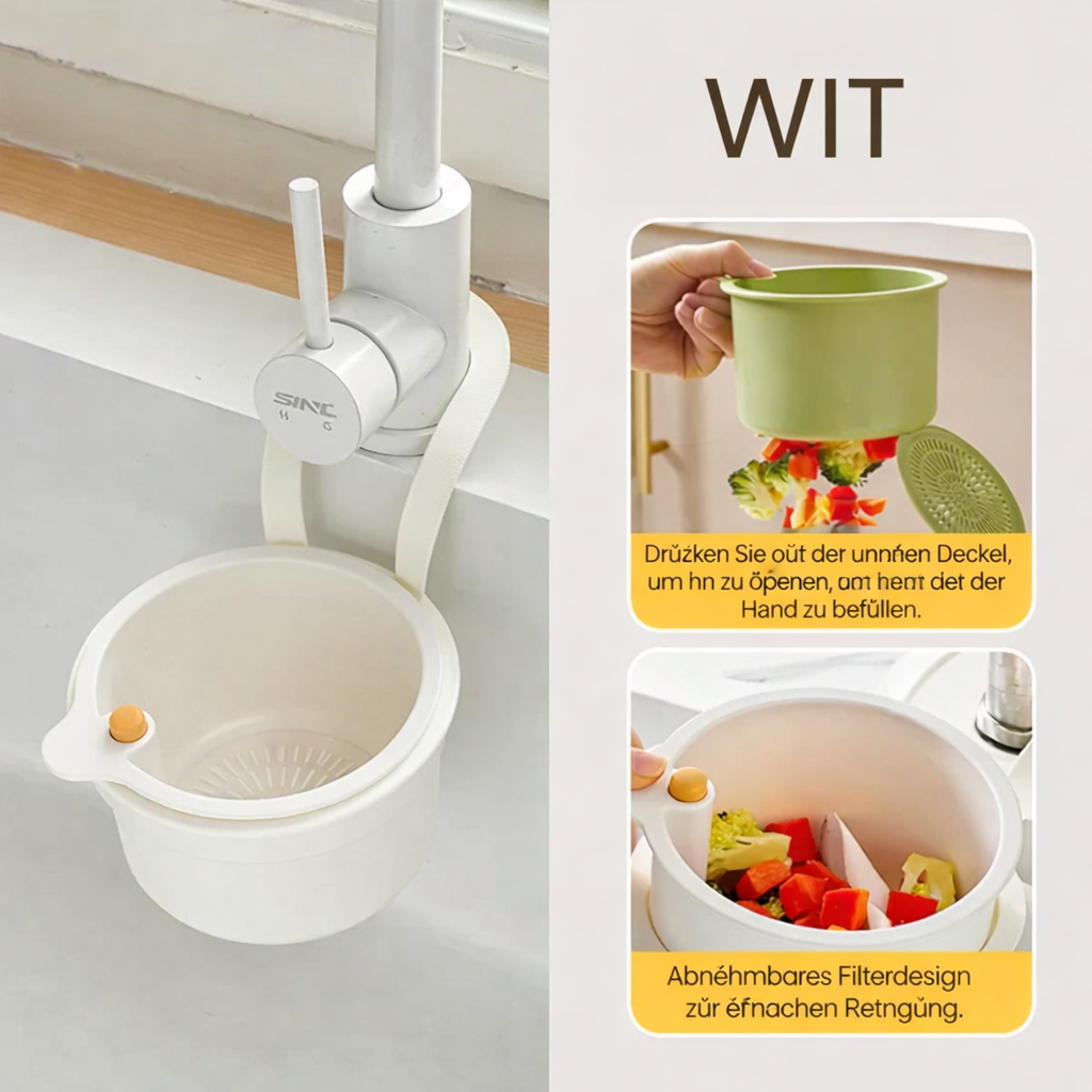 Sink Drying Basket | Drain Storage | Fresh & Odorless | FlowEase