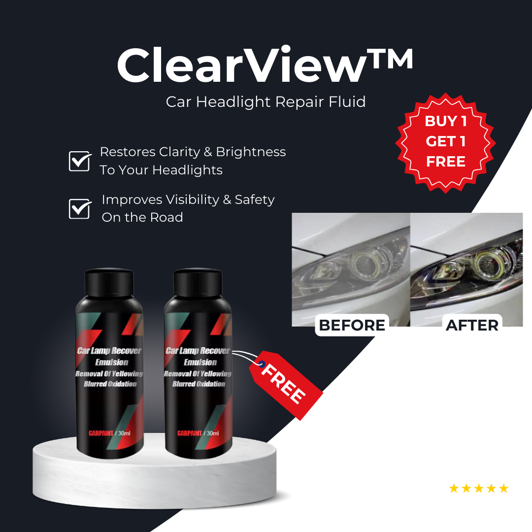 ClearView™ Headlight Repair Fluid | Last Day Buy 1 Get 1 FREE🔥