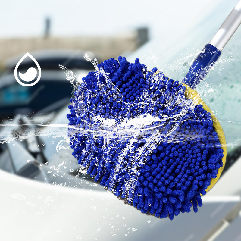 Telescopic Car Wash Mop with Extendable Handle