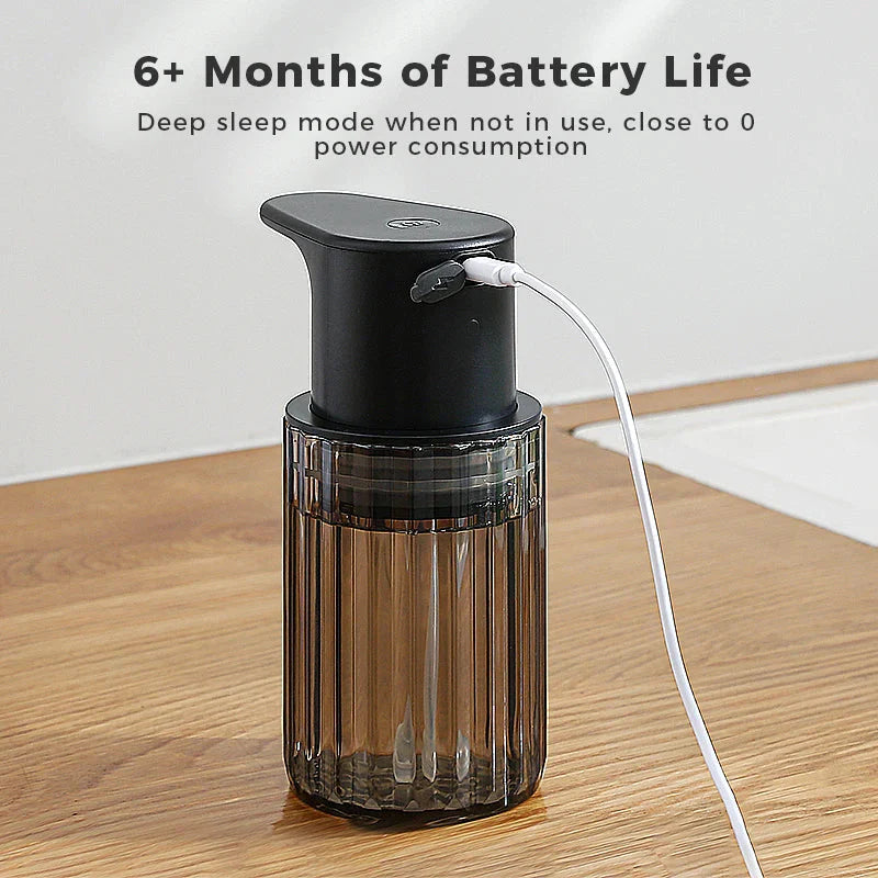 Automatic Soap Dispenser | Touchless Sensor Dispensing | Rechargeable and Refillable | HygiaFlow