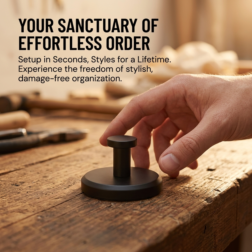 VibraGrip™ Hooks 4X — Transform Clutter into Instant, Stylish Order Without a Single Nail