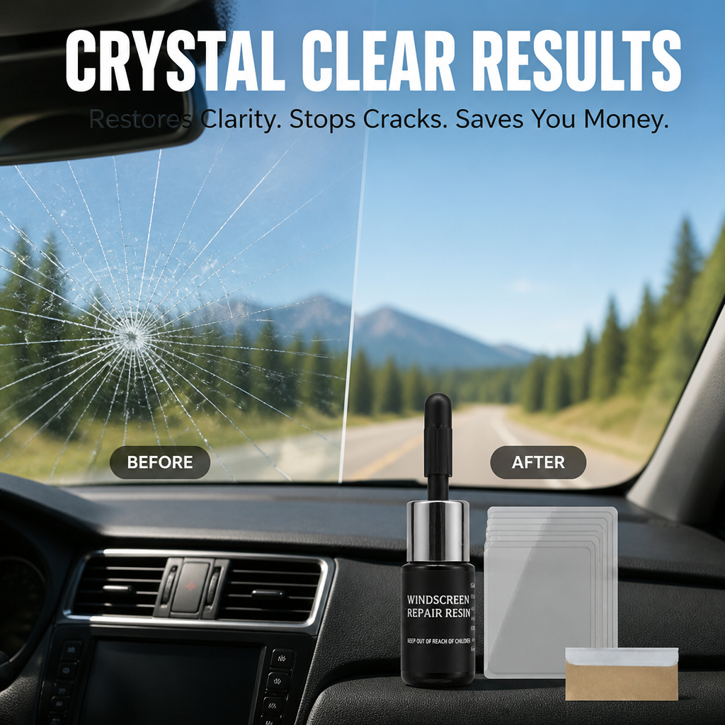 CrystalFlex™ — Transform Cracked Glass Into Flawless, Clear Perfection in Minutes