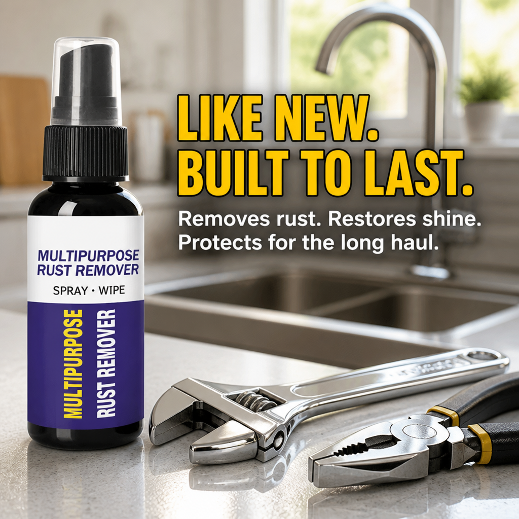RevitaShine™ — Watch Rust Disappear and Bring Your Metal’s True Shine Back Instantly