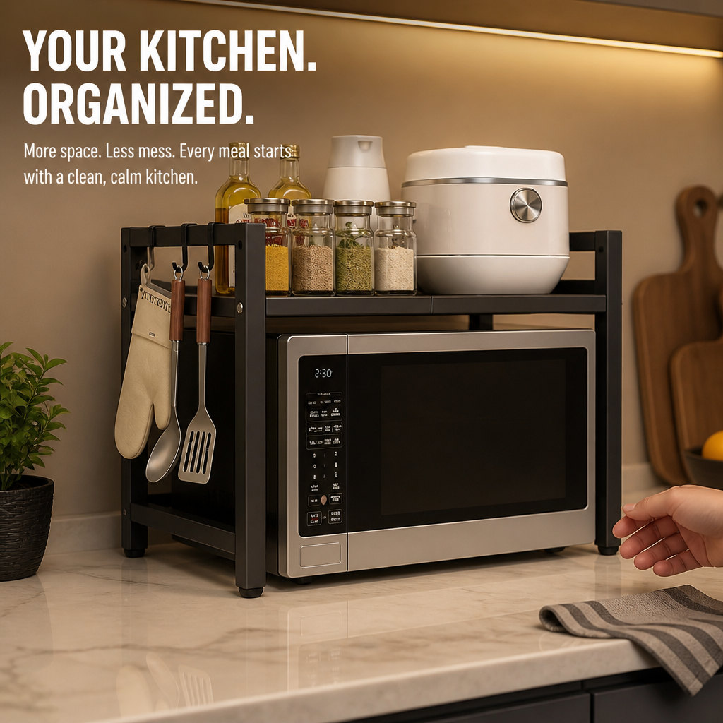 FlexiStor™ — Instantly Unlock Clutter-Free Counters and Kitchen Calm