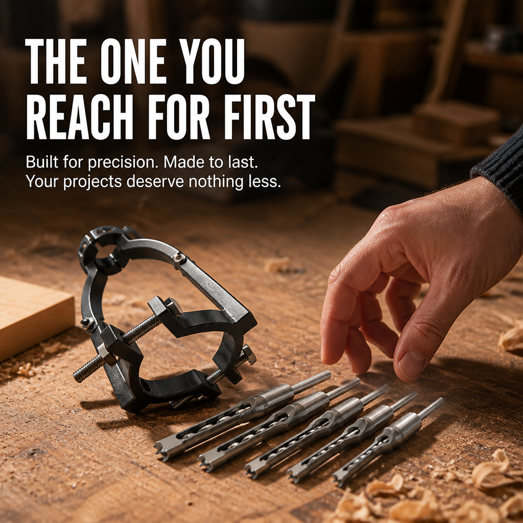 VeroEdge™ Square Hole Drill Bits — Effortless Precision for Flawless, Proud Craftsmanship