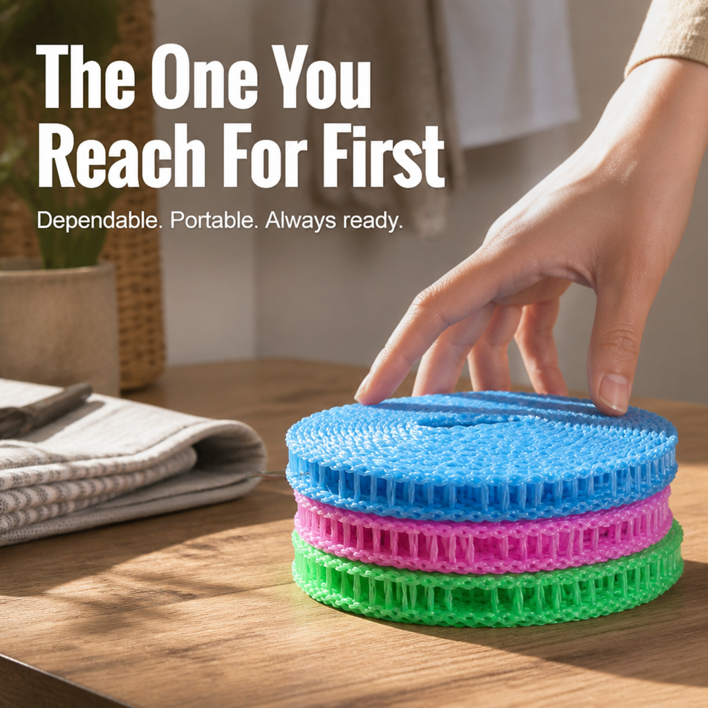VeroDrift™ — Lock Your Laundry Tight for Faster, Windproof Drying Anywhere