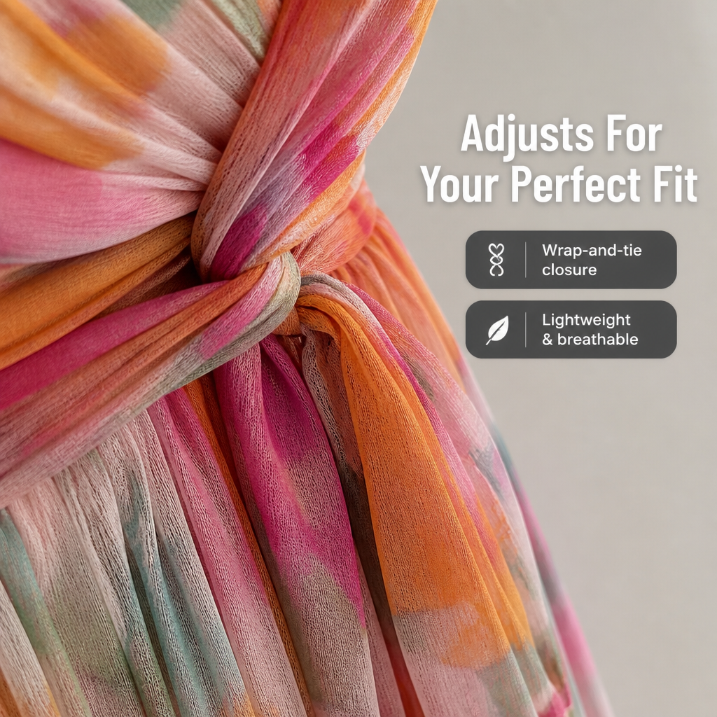 SerenLuxe™ Long Dress — Illuminate Every Moment with Effortless Grace and Freedom