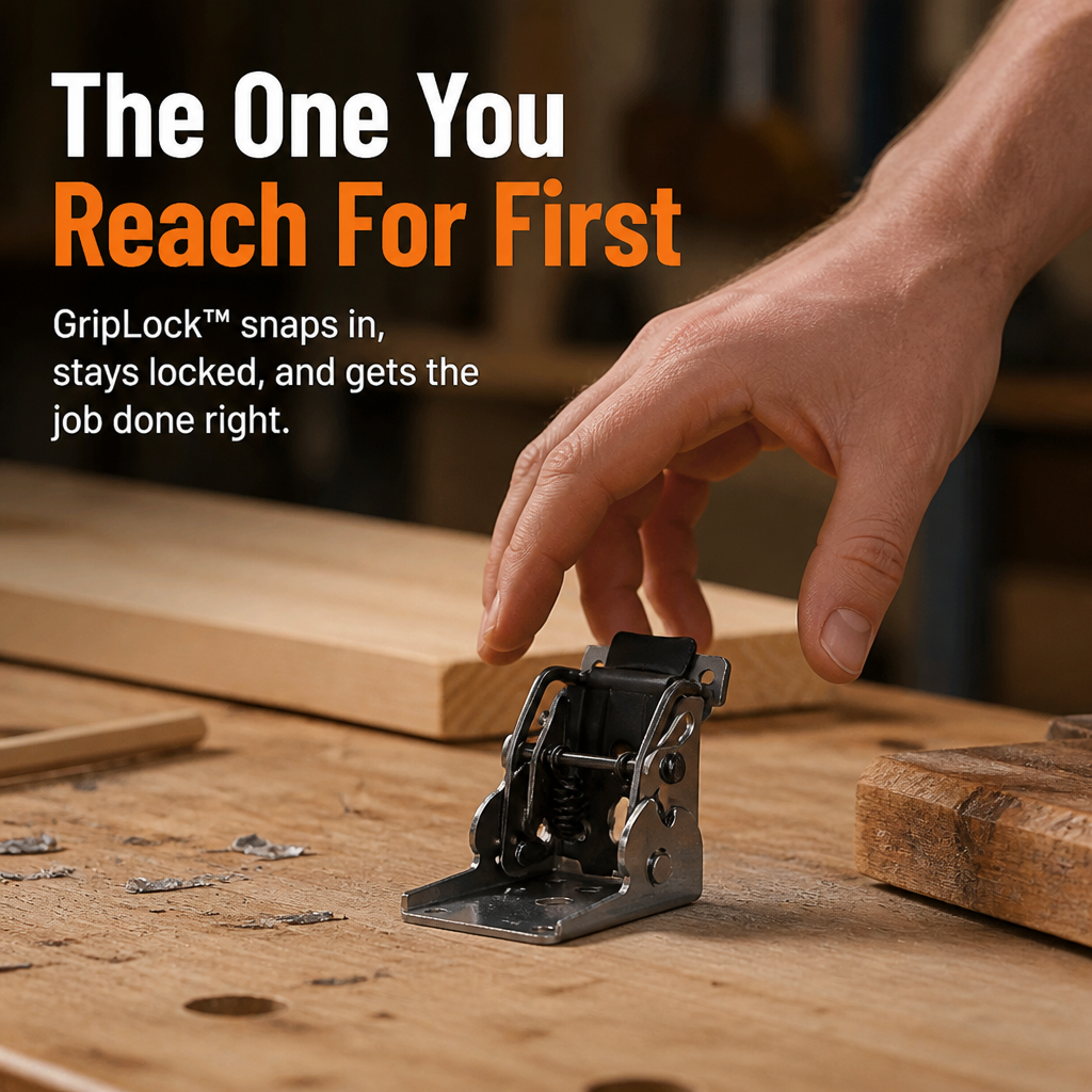 GripLock™ — Snap Folding Table Legs Into Rock-Solid, Wobble-Free Lock (x2)