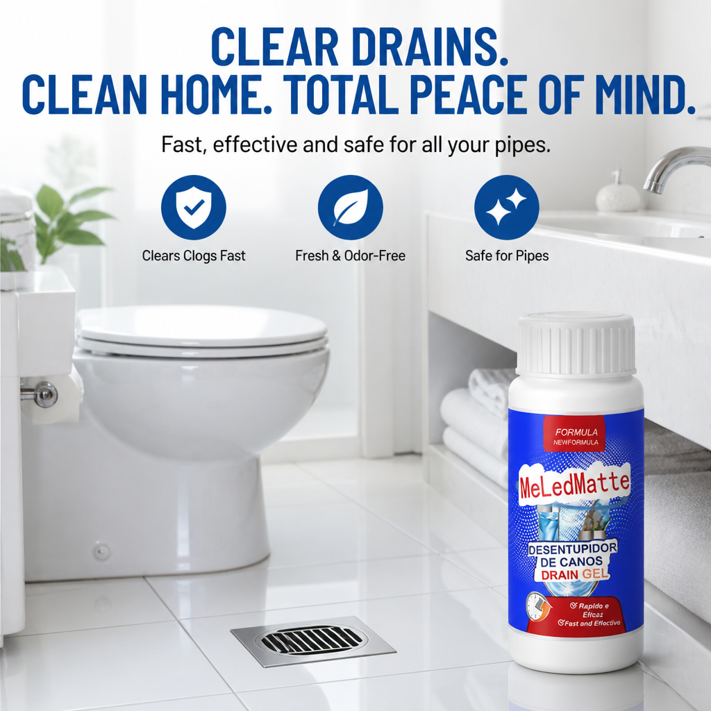 DrainGenius™ — Zap Clogs Fast and Enjoy Fresh, Hassle-Free Pipes Every Time