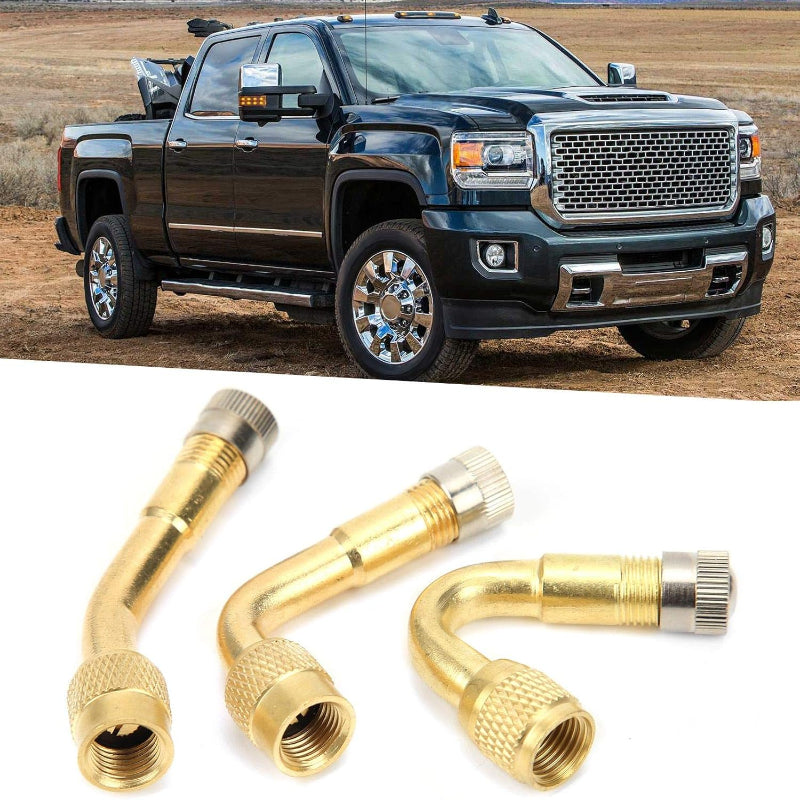Flexible 3-Angle Tire Valve Extension Set