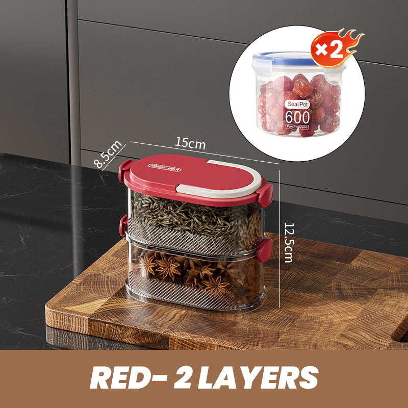 Aroma Organizer - Spice Freshness and Order at the Push of a Button