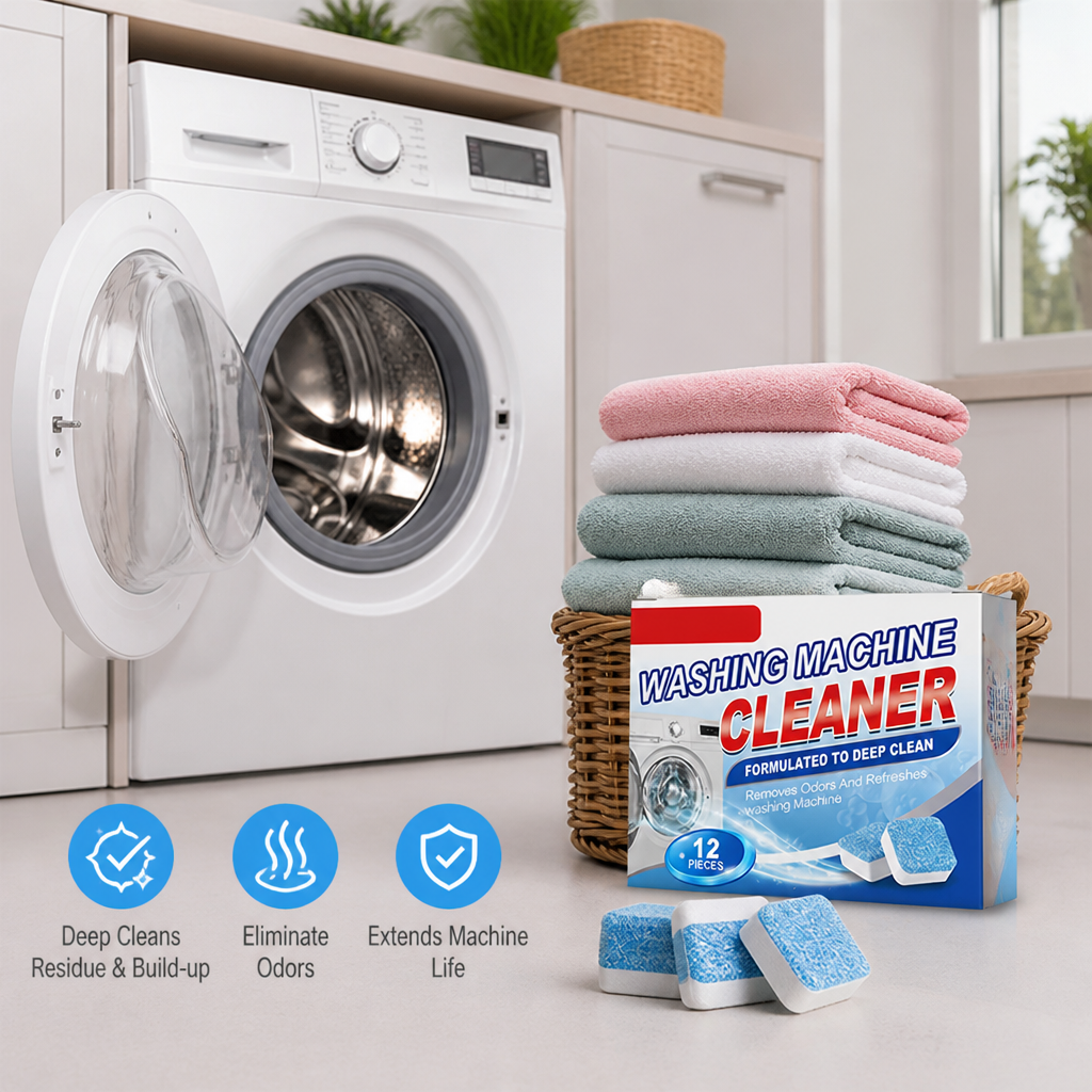 PurifiTab™ — Finally, a Washing Machine That Smells Fresh and Runs Like New Every Time