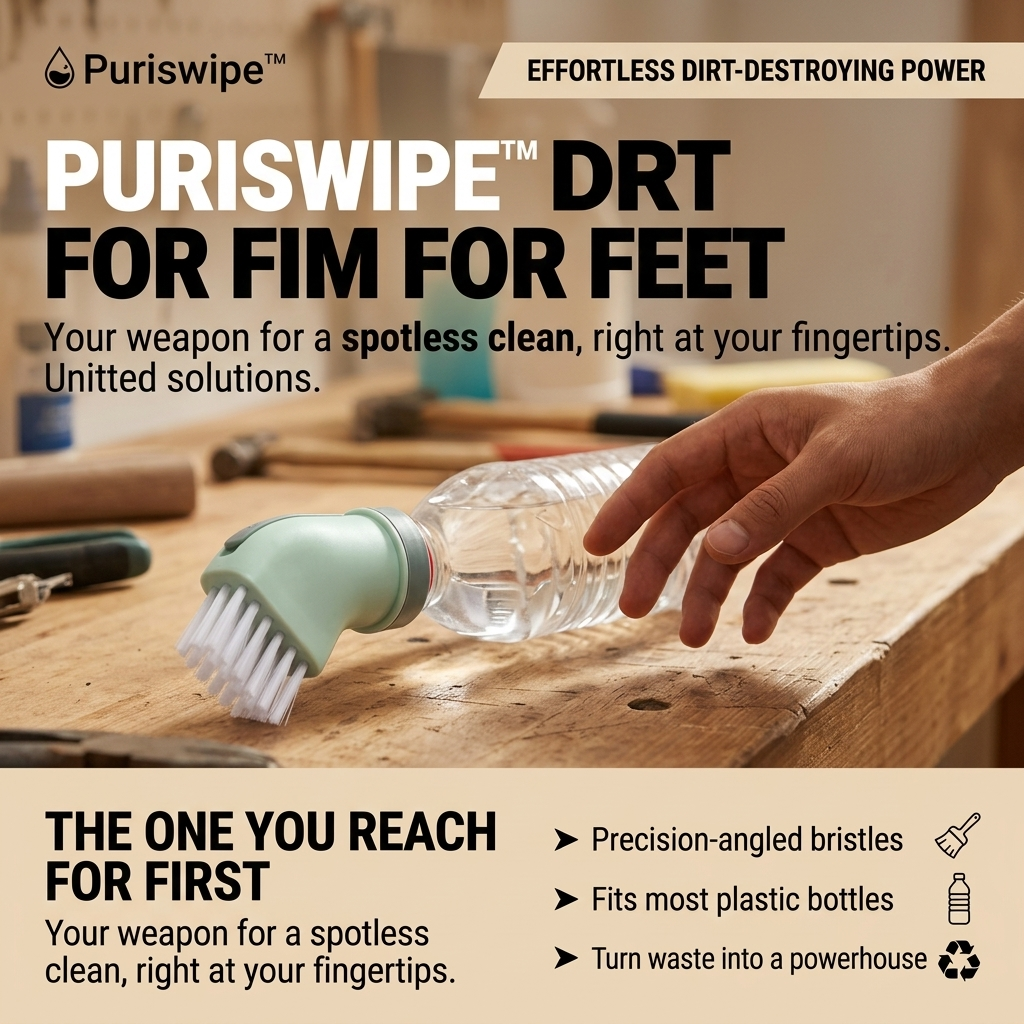 Puriswipe™ — Turn Any Bottle Into an Effortless Dirt-Destroying Powerhouse