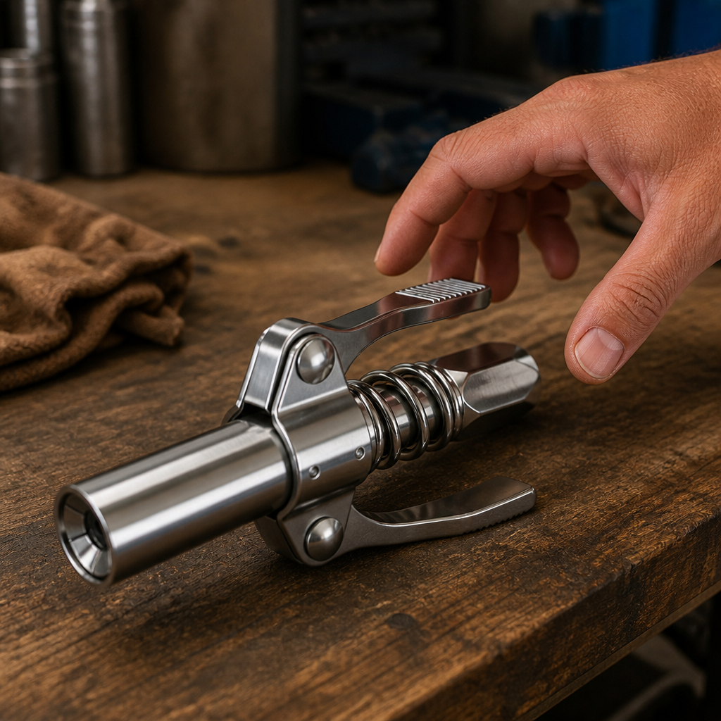 SteelGrip™ — Take Total Command Over Grease with Unshakable Security and Zero Mess