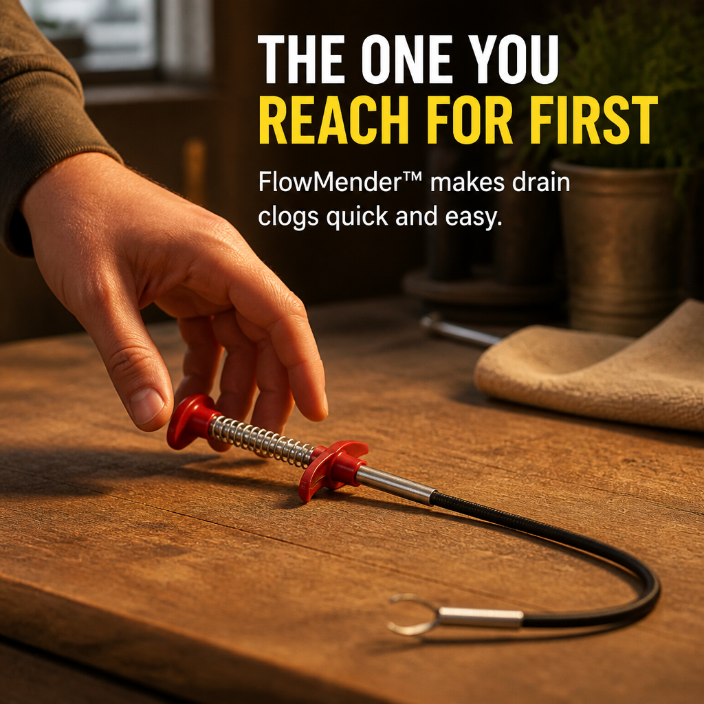 FlowMender™ — Take Back Control with Fast, Chemical-Free Drain Relief