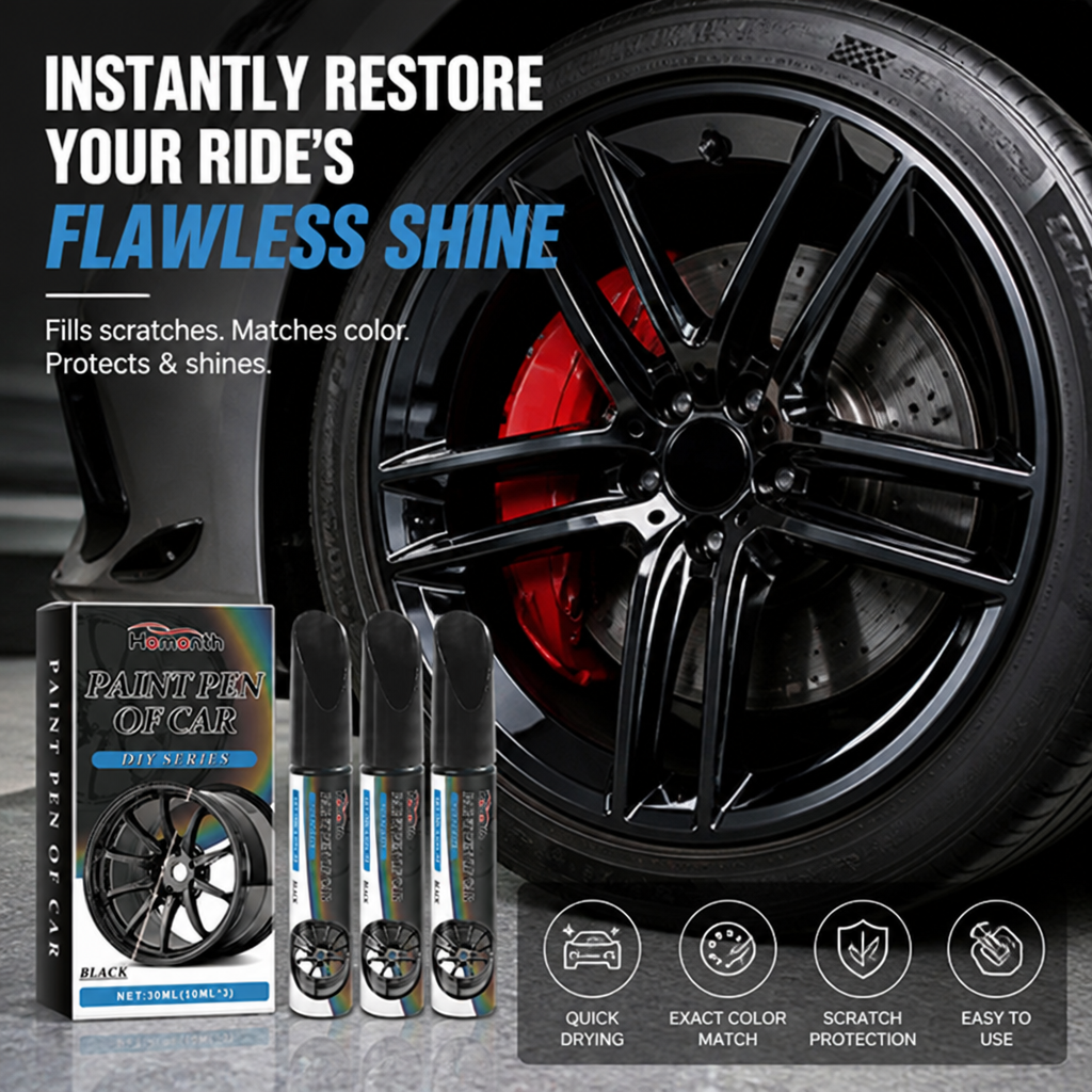 VeloMist™ Wheel Touch-Up Trio — Instantly Restore Your Ride’s Flawless, Showroom Shine