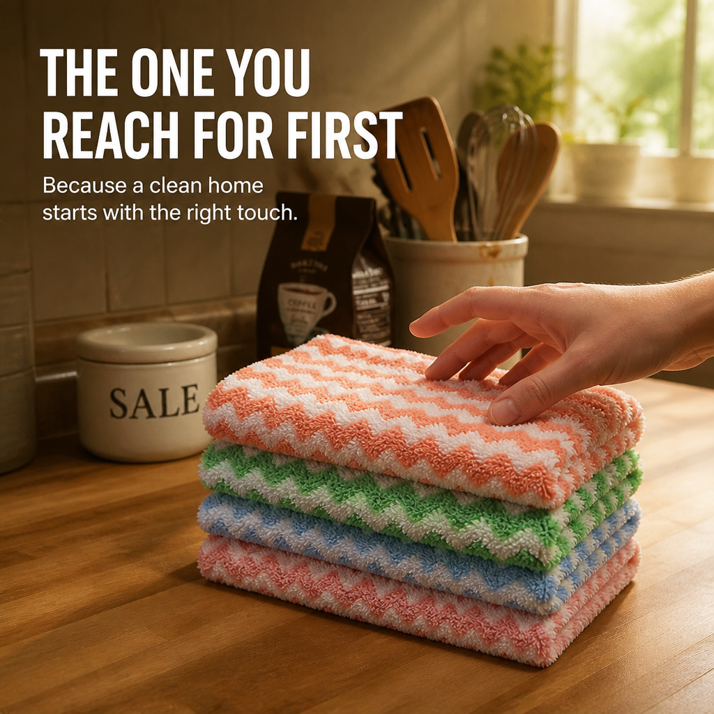 LumiClair™ Ultrasoft Cloths — Unlock Effortless, Mirror-Perfect Shine Every Time