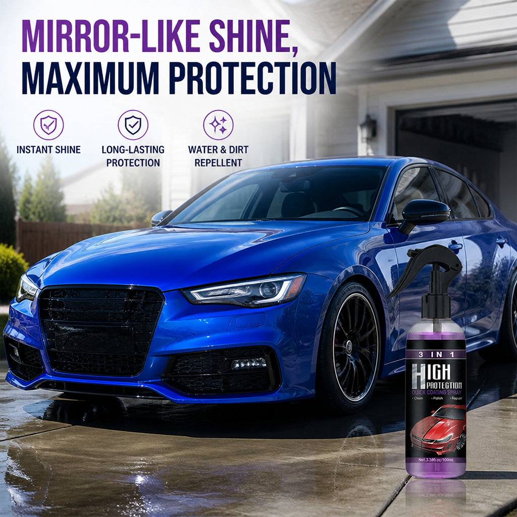 LustreGuard™ — Instantly Restore and Shield Your Ride with Mirror-Like Brilliance