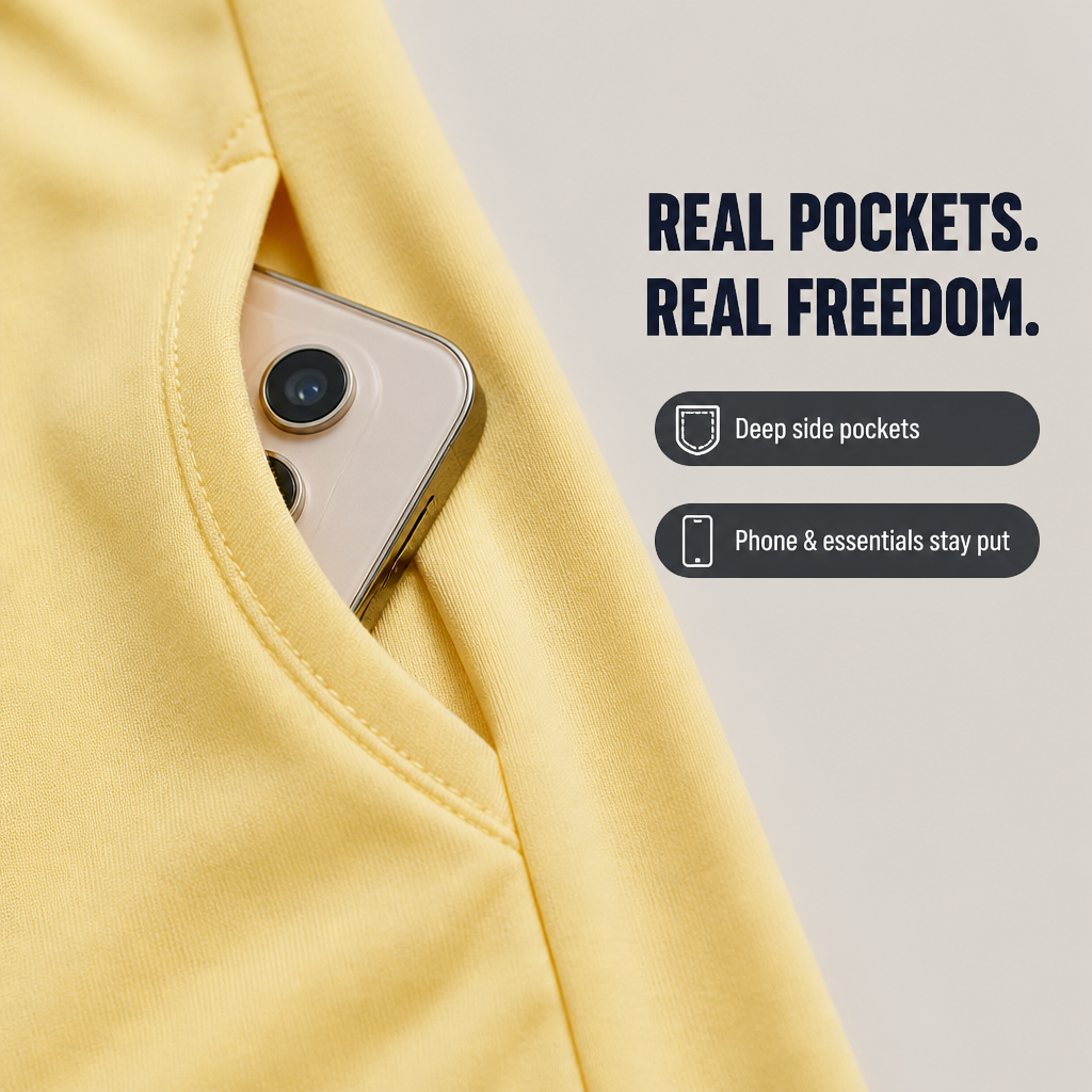 VioraFlow™ Loose T-Shirt Dress — Experience Freedom and Flawless Comfort All Day Long