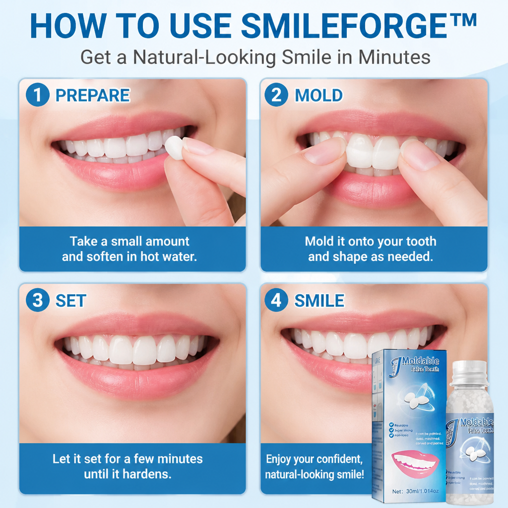 SmileForge™ — Instantly Restore Your Smile and Unleash Unshakable Confidence