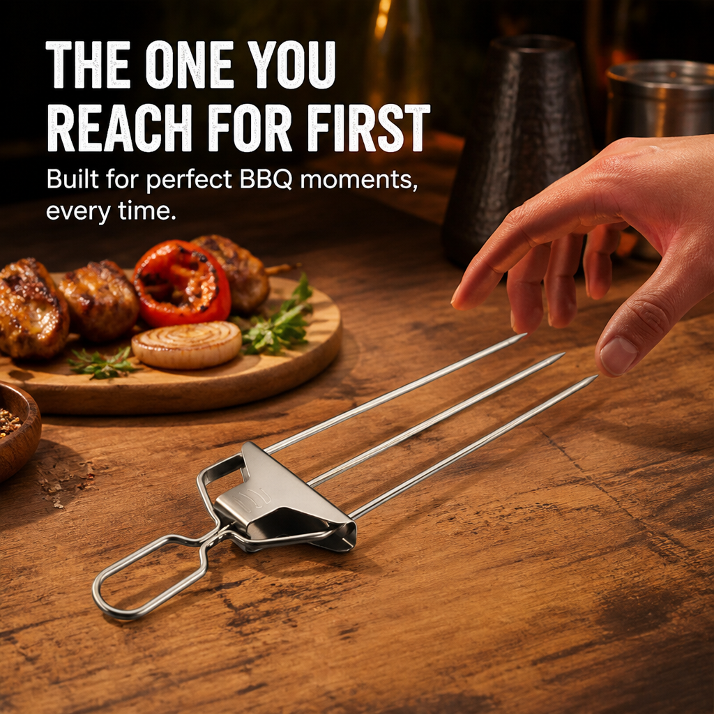 FireSculpt™ Skewers — Grill Like a Pro and Relish Juicy, Perfect Bites Every Time