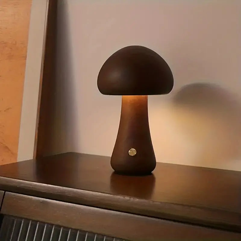 GloedGilde - Elegant Table Lamp in Mushroom Style