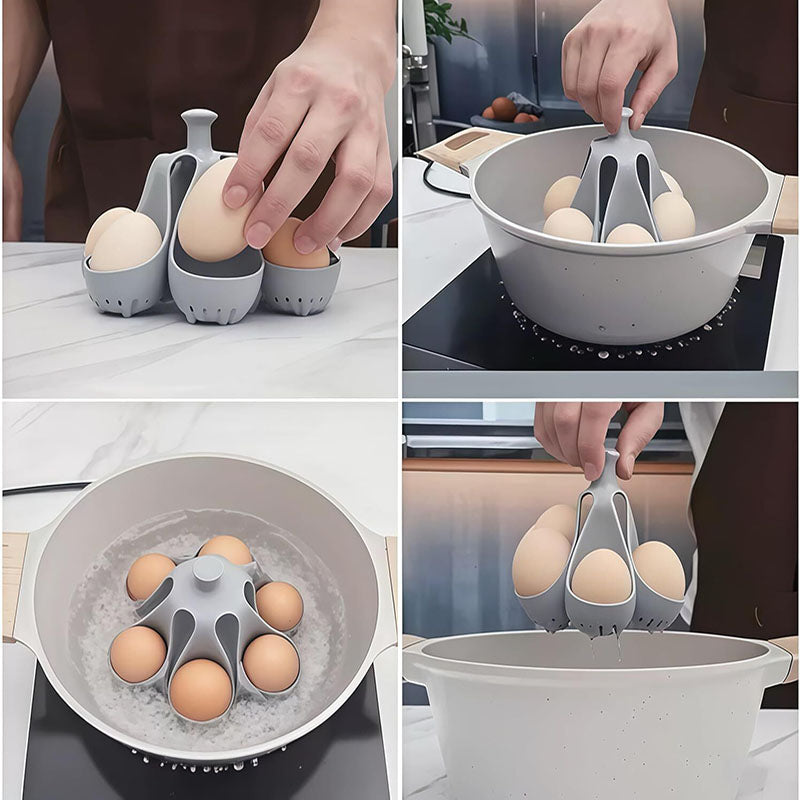 Silicone Egg Cooker for Perfectly Boiled Eggs – Stress-Free Cooking