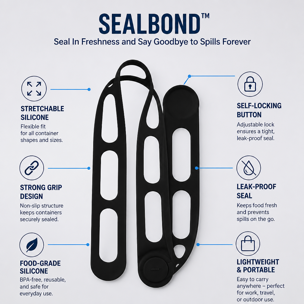 SealBond™ — Seal In Freshness and Say Goodbye to Spills Forever