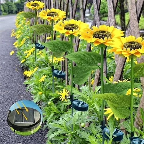 RamaraSun™ Solar Sunflowers — Illuminate Your Nights with Effortless, Enchanting Garden Magic