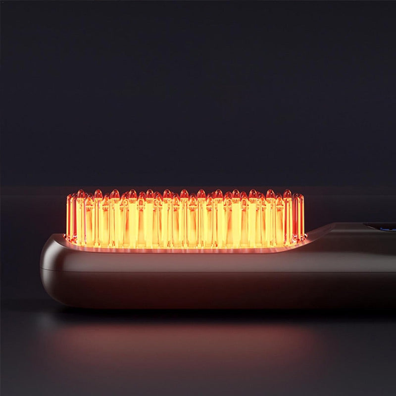 Wireless Straightening Brush for Silky Shine in 5 Minutes