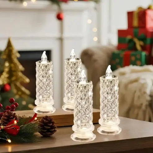 Crystal Glow LED Candles – Radiant Light Moments for the Holiday Season