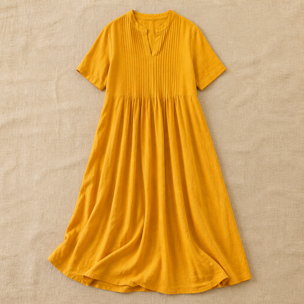 VexaLuxe™ Pleated Dress — Unleash Effortless Grace and All-Day Cool Confidence