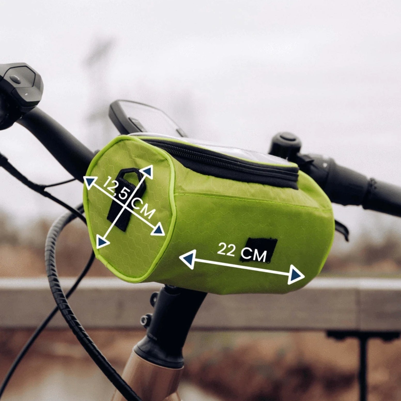 Handlebar Bag for Safe Cycling