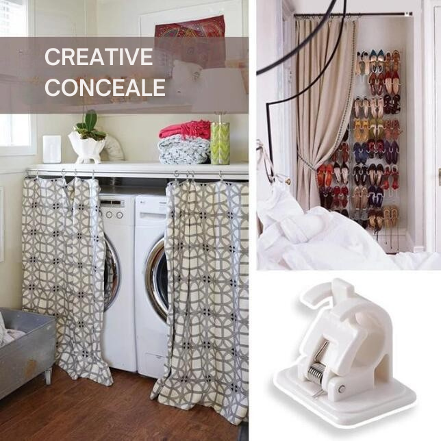 Curtain Bracket No Drilling Needed | Adjustable & Self-Adhesive | Secure Grip | StickRod