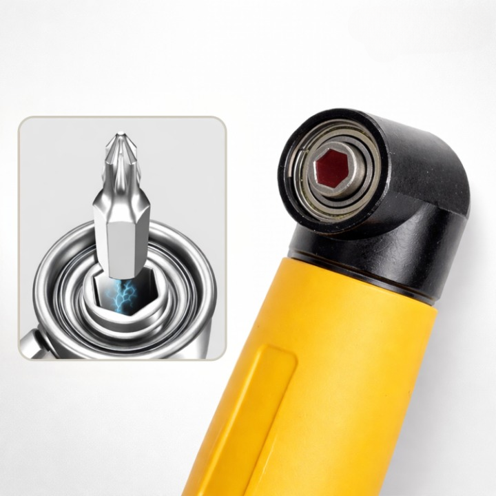 Angle Drill Attachment | Ideal for Confined Spaces | Magnetic Bit Holder | AngleCraft