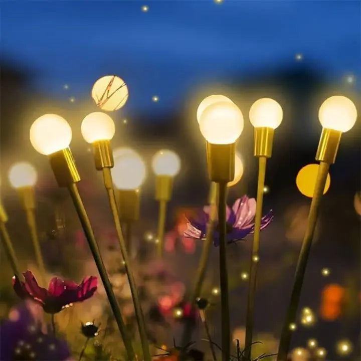 Waterproof Solar Firefly Lanterns (6 LEDs)