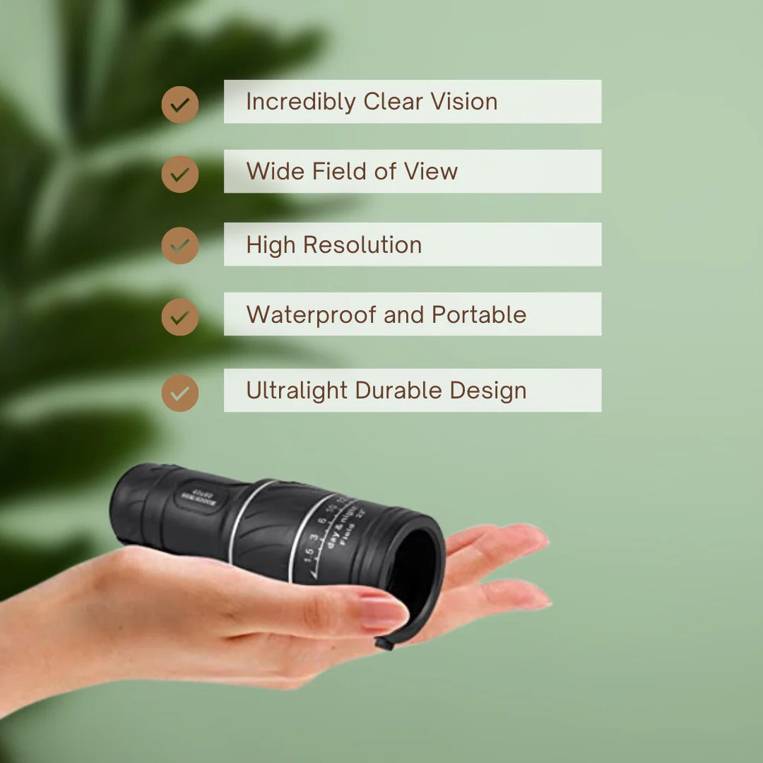 Monocular | Zoom Scope | Weather Resistant | Pocket Telescope