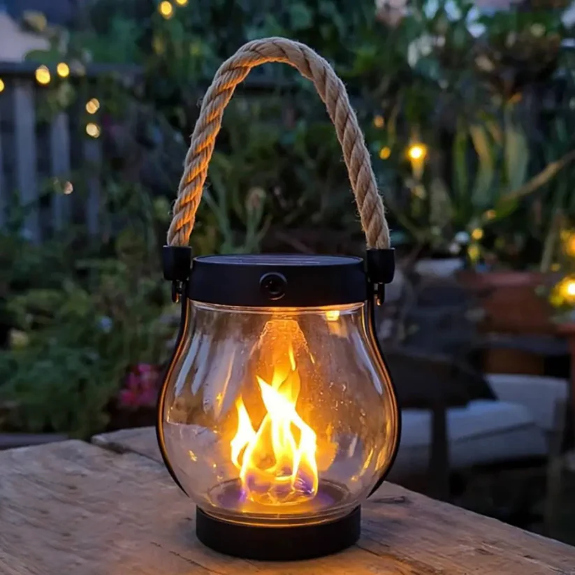 LumaFlick™ — Ignite Cozy Nights with Safe, Stunning Solar Firelight