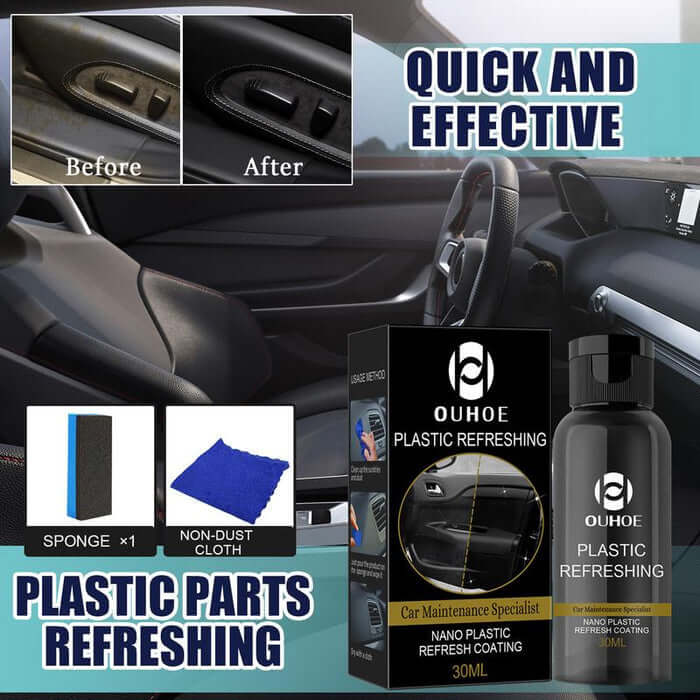 RevitaShine™ Plastic Coating — Restore Your Car’s Glow and Protect It from Fading Forever