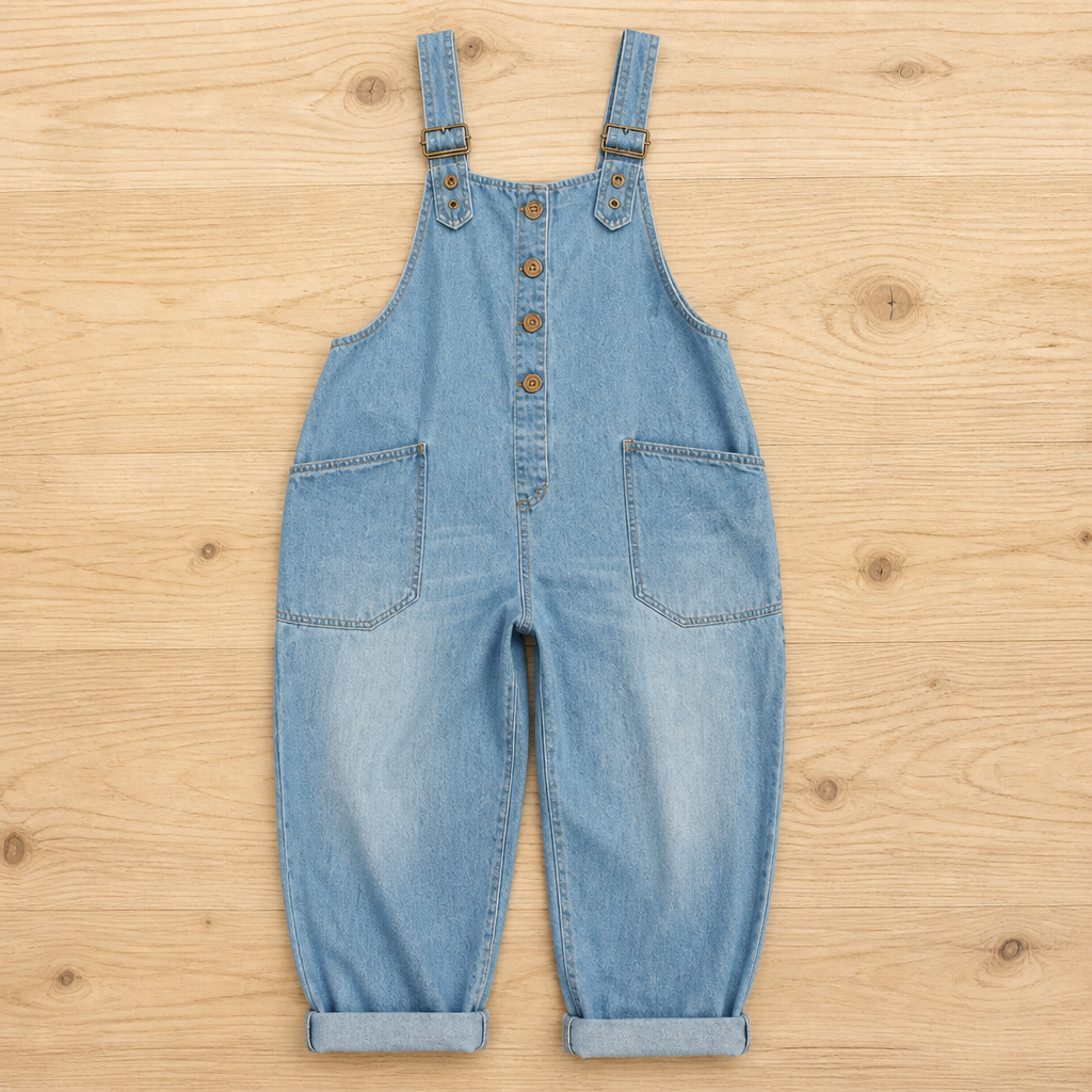 VelaSway™ Casual Denim Jumpsuit — Embrace All-Day Freedom with Flattering, Effortless Style