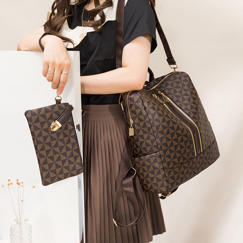 VeroLuxe™ Backpack Set — Carry Your World in Style Without the Bulk